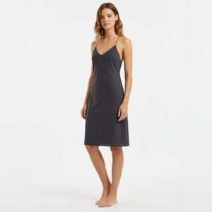 OAK + FORT Elegant Black Spaghetti Strap Dress